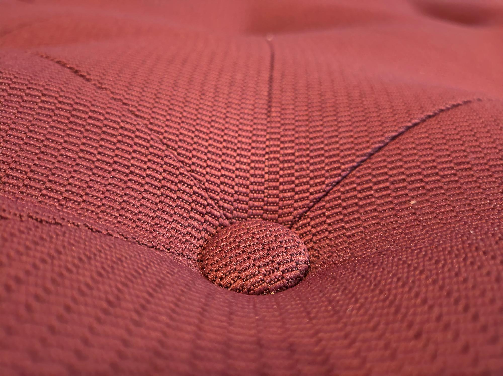 detail of satin stitch pattern